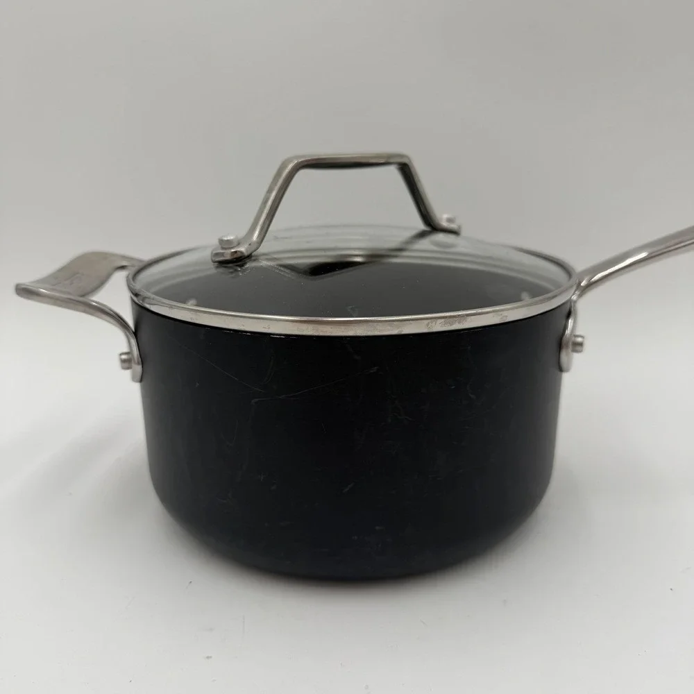 All-Clad Essentials 2.5-qt Nonstick Sauce Pans with Glass Lid *See Photos